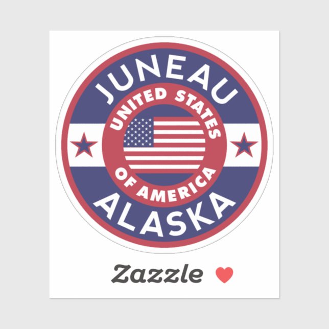 JUNEAU, Alaska Sticker (Sheet)