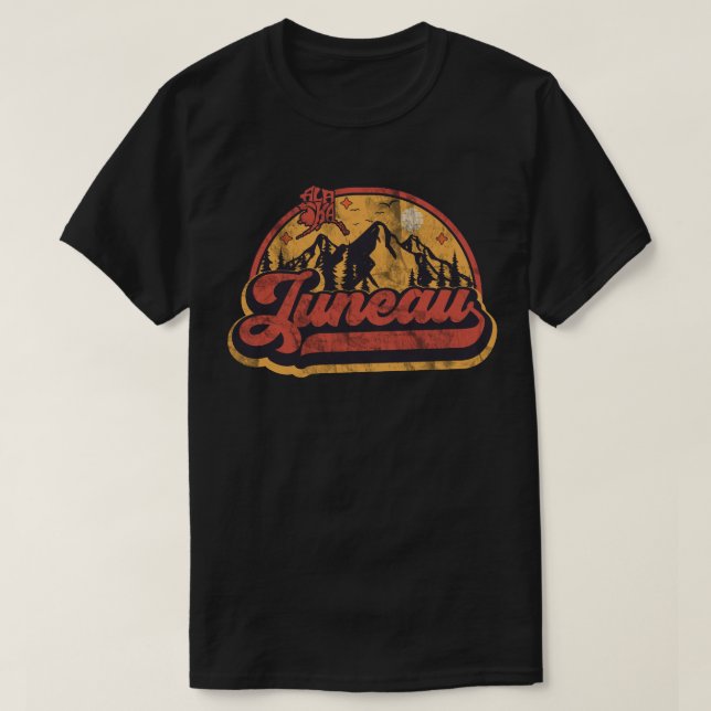 Juneau, Alaska T-Shirt (Design Front)