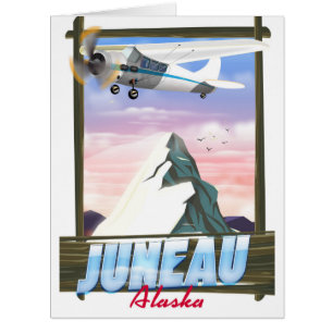 Juneau Alaska travel poster