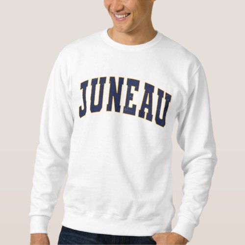 Juneau Alaska Vintage College Style Sweatshirt