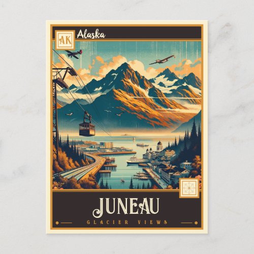 Juneau Alaska  Vintage Postcard