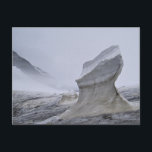 Juneau Icefield Postcard<br><div class="desc">A distant researcher surveys a former super glacial lake that drained on the Juneau Icefield in Alaska. The Juneau Icefield Research Program has studied the glaciers of Southeast Alaska while training the scientists of tomorrow since 1946. For more information on JIRP please visit our website: <_href3d_22_http3a_ _www.juneauicefield.com22_="">www.juneauicefield.com</_href3d_22_http3a_></div>
