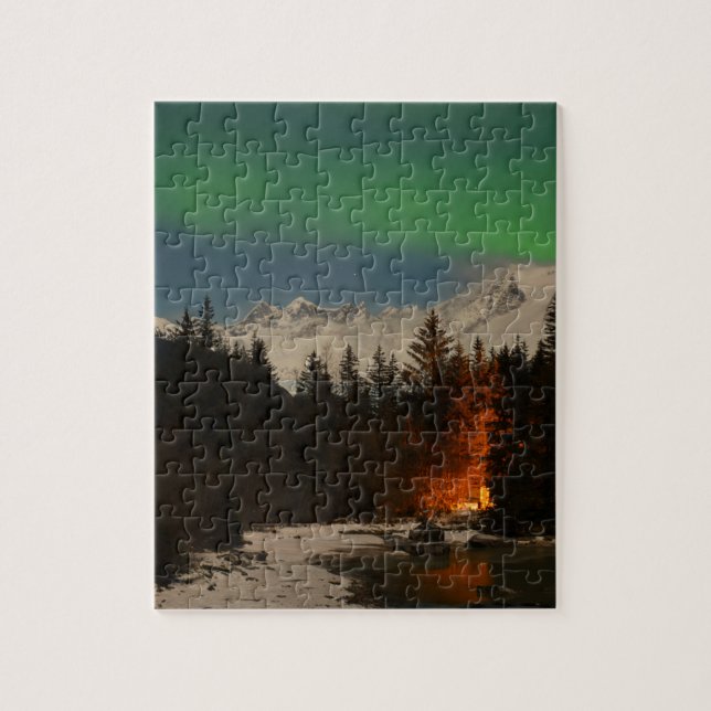 Juneau's Northern Lights Jigsaw Puzzle (Vertical)