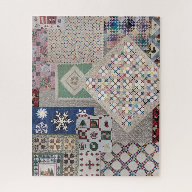 June's Quilt Puzzle (Vertical)
