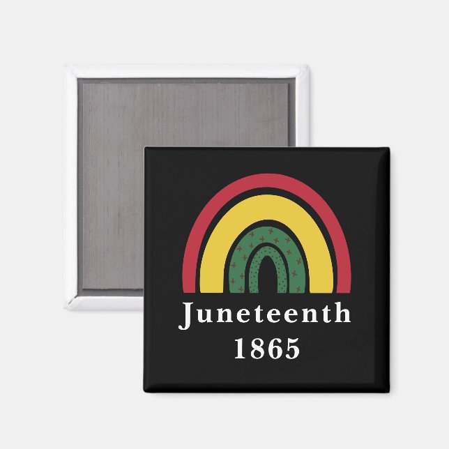 Juneteenth 1865 African American Black History Magnet (Front/Back)