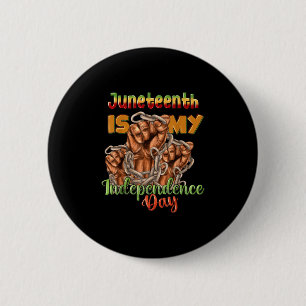 Juneteenth 1865 African American Freedom Black His Button