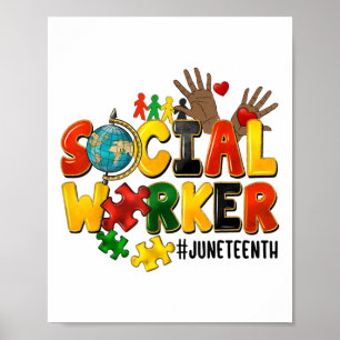 Juneteenth 1865 African American Freedom Black His Poster