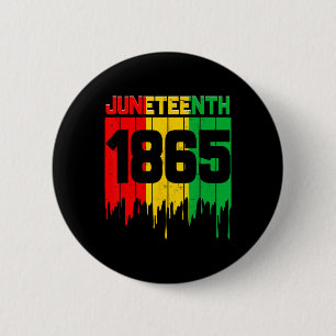 Juneteenth 1865 African Men Women Boy Girl Kid Button