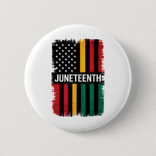 Juneteenth 1865 Black History African American Pri Button