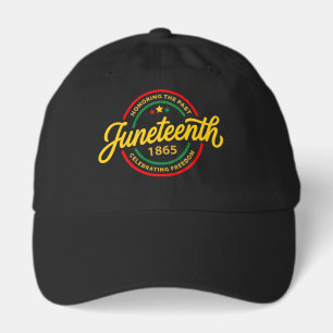Juneteenth 1865 Black History Freedom Celebration Hat