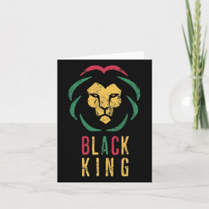Juneteenth 1865 Black History Proud Black King  Card