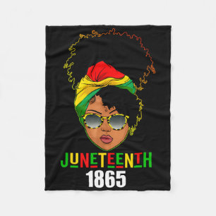 Juneteenth 1865 Celebrate Freedom Celebrating Blac Fleece Blanket