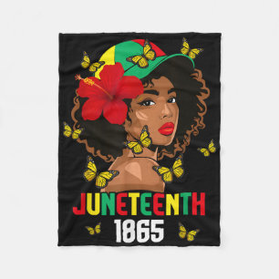 Juneteenth 1865 Celebrate Freedom Celebrating Blac Fleece Blanket