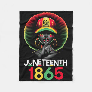 Juneteenth 1865 Celebrate Freedom Celebrating Blac Fleece Blanket