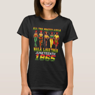 Juneteenth 1865 Celebrate Freedom Celebrating Blac T-Shirt