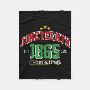 Juneteenth 1865 Celebrating Black Freedom Fleece Blanket
