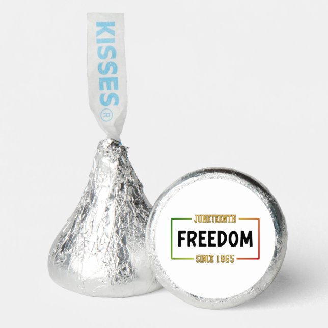 Juneteenth 1865 Celebrating Black Freedom Hershey®'s Kisses® (Front)