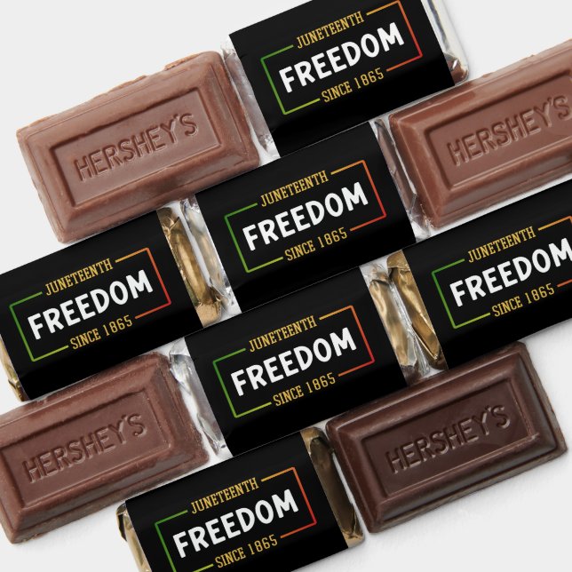 Juneteenth 1865 Celebrating Black Freedom Hershey's Miniatures (Assorted)