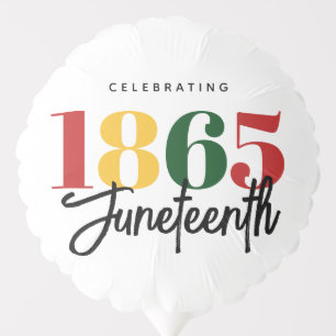 Juneteenth 1865 Freedom Black History Celebration Balloon