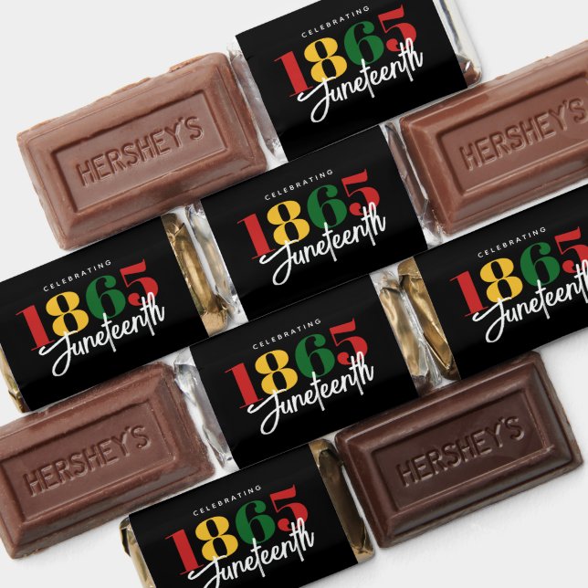 Juneteenth 1865 Freedom Black History Celebration Hershey's Miniatures (Assorted)