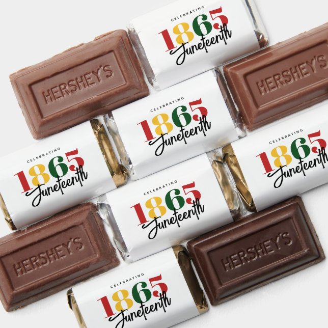 Juneteenth 1865 Freedom Black History Celebration Hershey's Miniatures (Assorted)
