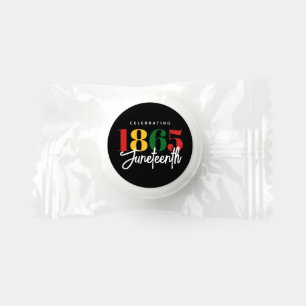 Juneteenth 1865 Freedom Black History Celebration Life Saver® Mints