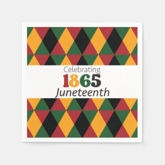 Juneteenth 1865 Freedom–Celebrate Liberation Napkins
