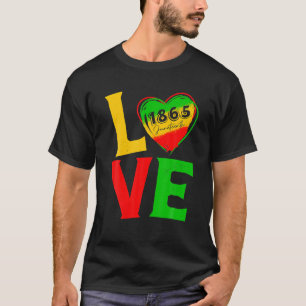 Juneteenth 1865 Freedom Day African Black History T-Shirt