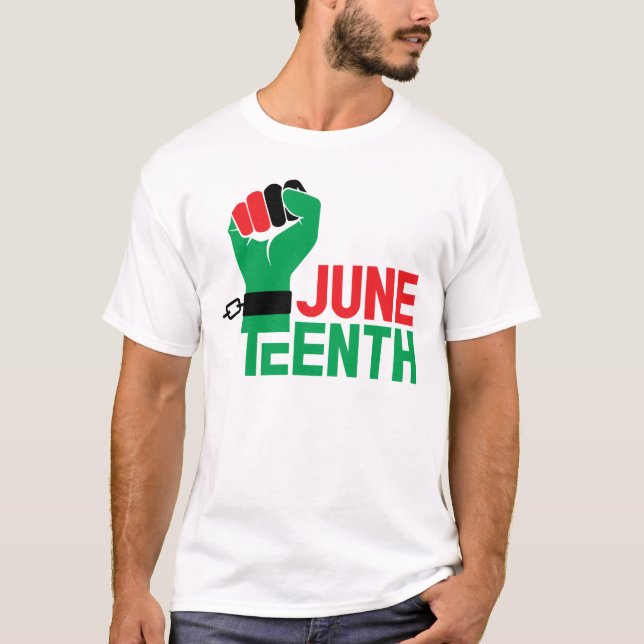 Juneteenth 1865 Freedom day T-Shirt (Front)
