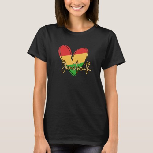 Juneteenth 1865 Freedom Solidarity T_Shirt