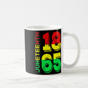 Juneteenth 1865 Independence Day Black Pride Coffee Mug