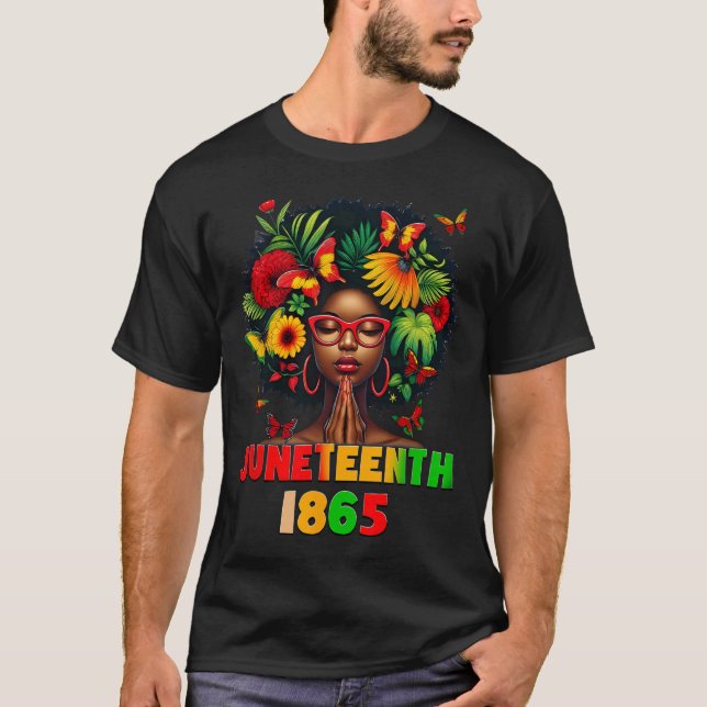 Juneteenth 1865 Shirts Women Celebrating Black Fre (Front)