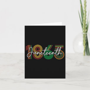 Juneteenth 1865 Shirts Women Men June 19th 1865 Fr Card