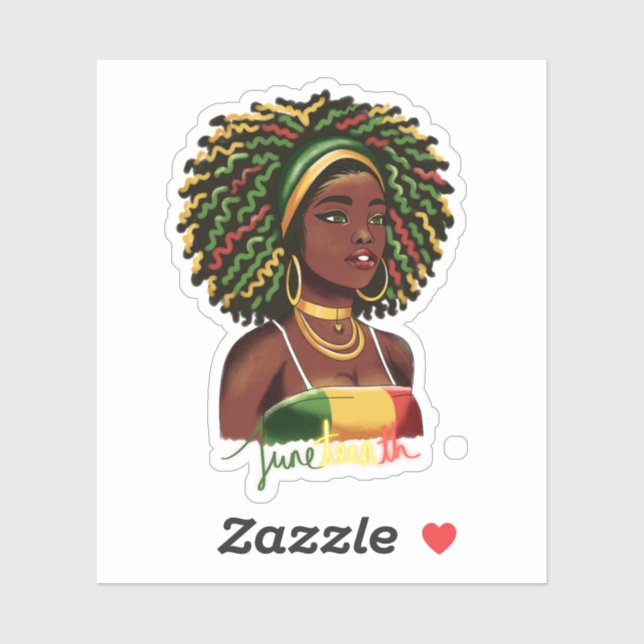 Juneteenth 1865 sticker (Sheet)