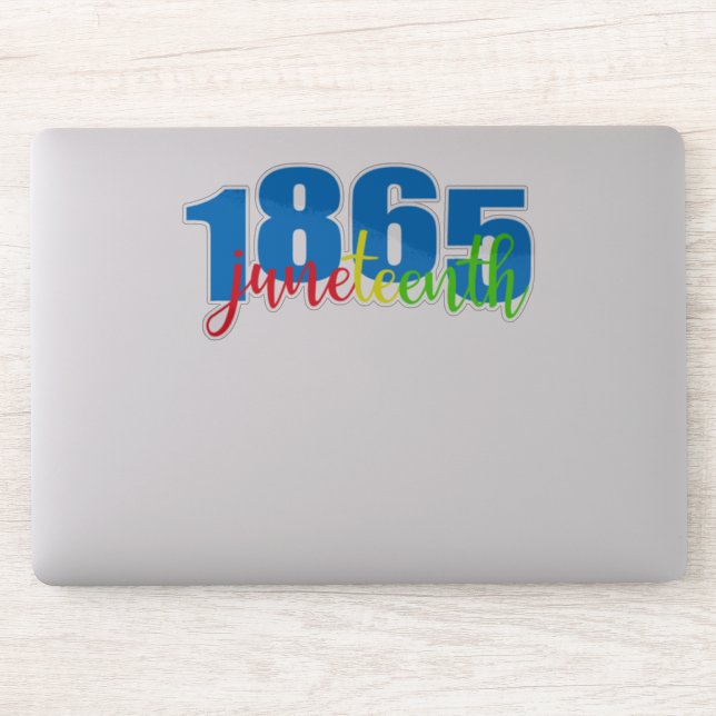Juneteenth 1865  sticker (Computer)