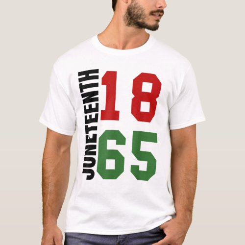 Juneteenth 1865 TShirt Black History Freedom T_Shirt