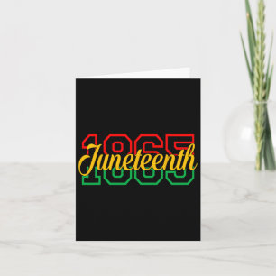 Juneteenth 2024 Celebrate Black Freedom 1865 Histo Card