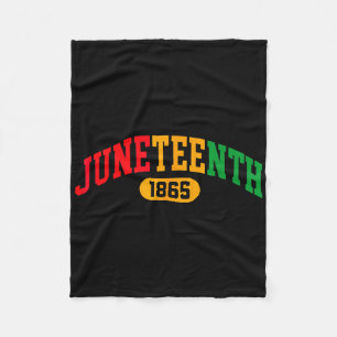 Juneteenth 2025 Celebrate Black Freedom 1865 Histo Fleece Blanket