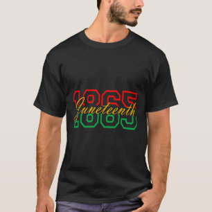 Juneteenth 2025 Celebrate Black Freedom 1865 Histo T-Shirt