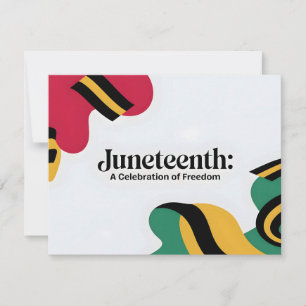 Juneteenth: A Celebration of Freedom Design Holiday Card
