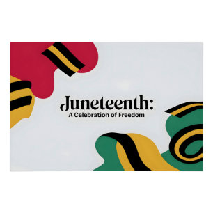 Juneteenth: A Celebration of Freedom Design Poster