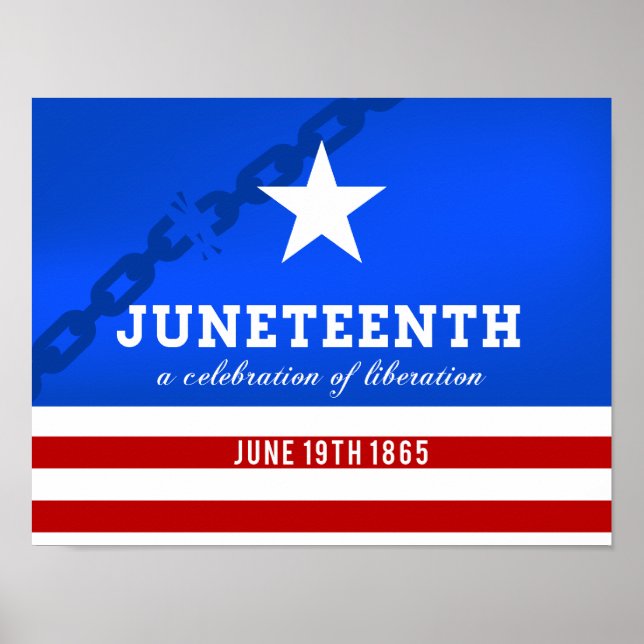 Juneteenth a Celebration of Liberation Poster (Front)