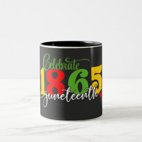 Juneteenth A Day Of Remembrance Black Freedom  Two_Tone Coffee Mug