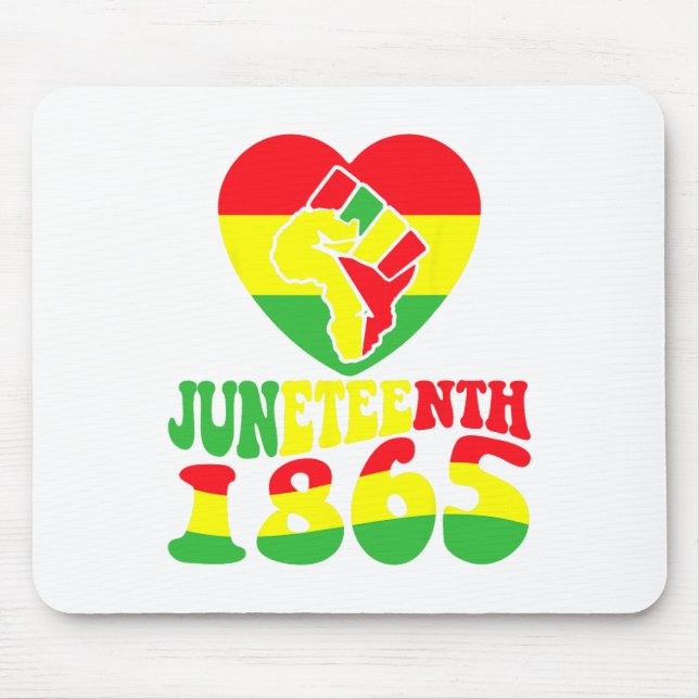 Juneteenth African American Black Freedom 1865 Wom Mouse Pad (Front)