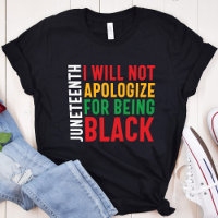 Juneteenth African American black pride T-Shirt