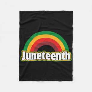 Juneteenth African American Celebrate Juneteenth W Fleece Blanket