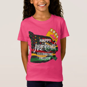 JUNETEENTH African American Flag T-Shirt