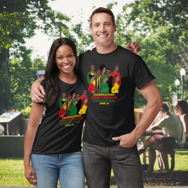 Juneteenth | African American Freedom Day Black T-Shirt (Creator Uploaded)