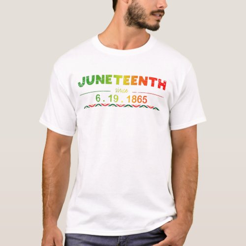 Juneteenth African American Freedom Day T_Shirt