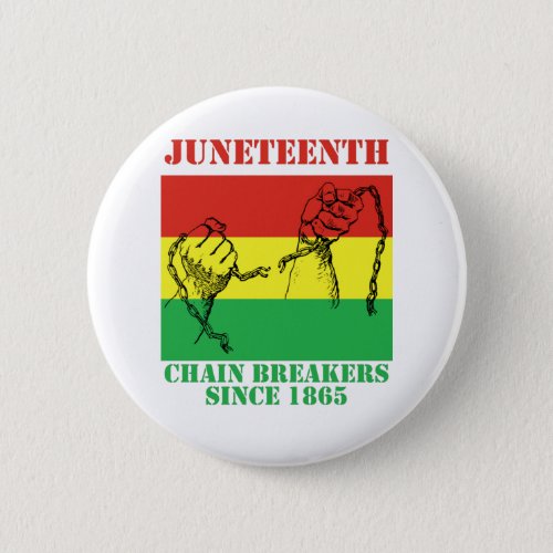 Juneteenth African American Freedom Since 1865 Button